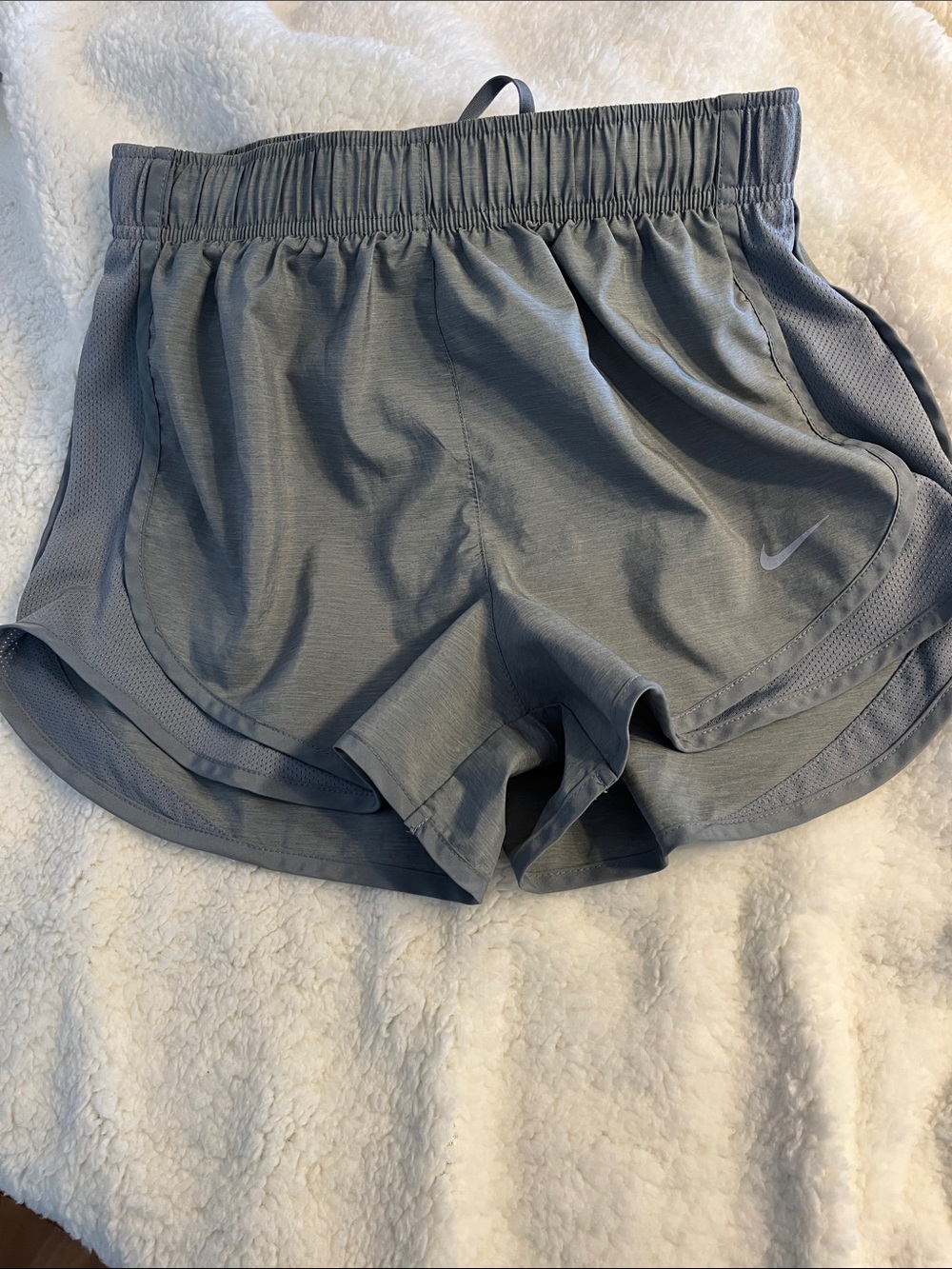 Nike Tempo Dri-Fit Gray Athletic Running Shorts Women’s SP